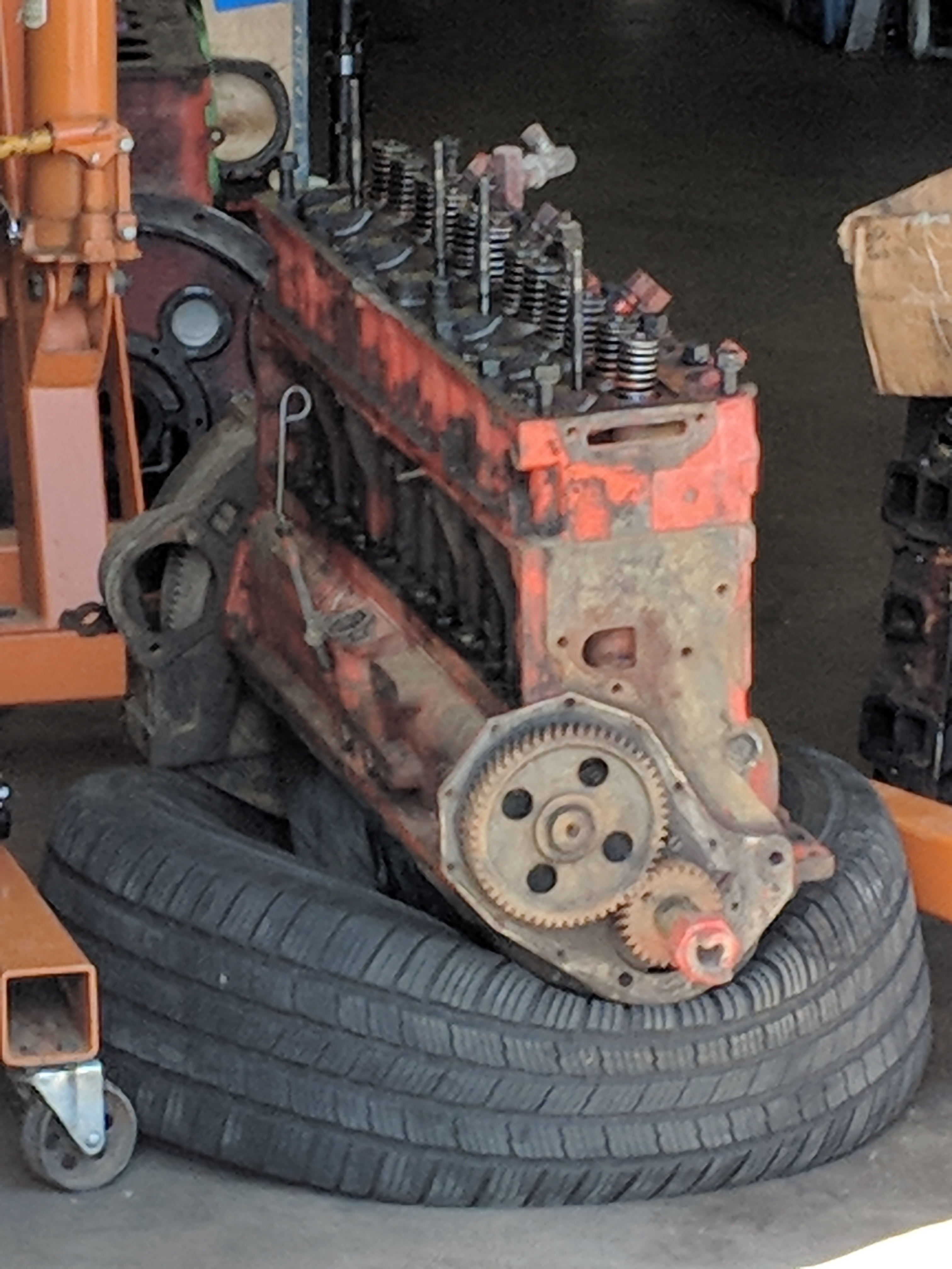 Decommissioning the original drivetrain